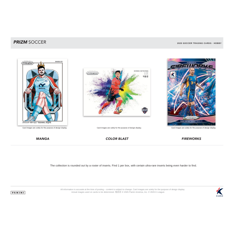 2025 Panini Prizm K League Soccer Hobby Box