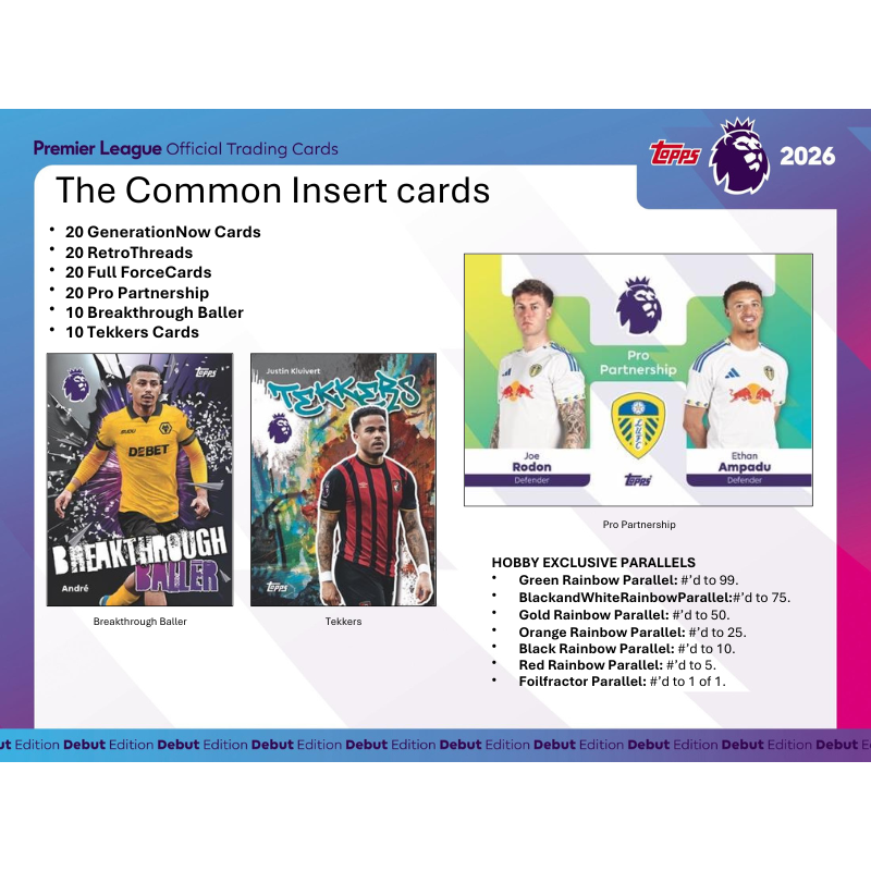 2025/26 Topps Premier League EPL Soccer Hobby Box