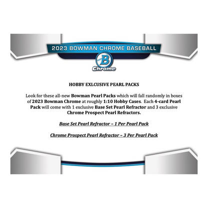 2023 Bowman Chrome Baseball Hobby 12 Box Case