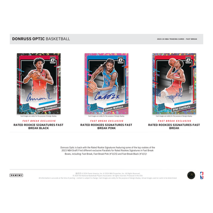 2023/24 Panini Donruss Optic Basketball Fast Break Box