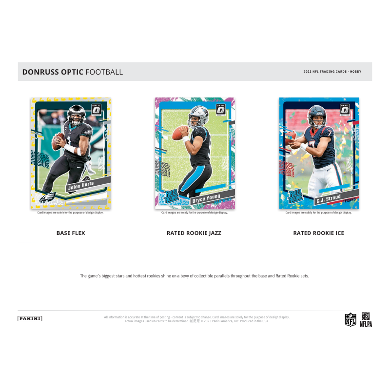2023 Panini Donruss Optic Football Hobby 12 Box Case