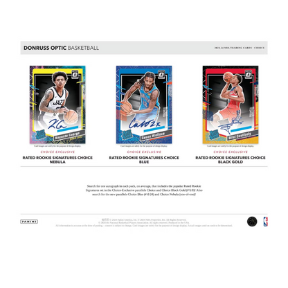2023/24 Panini Donruss Optic Basketball Choice Box