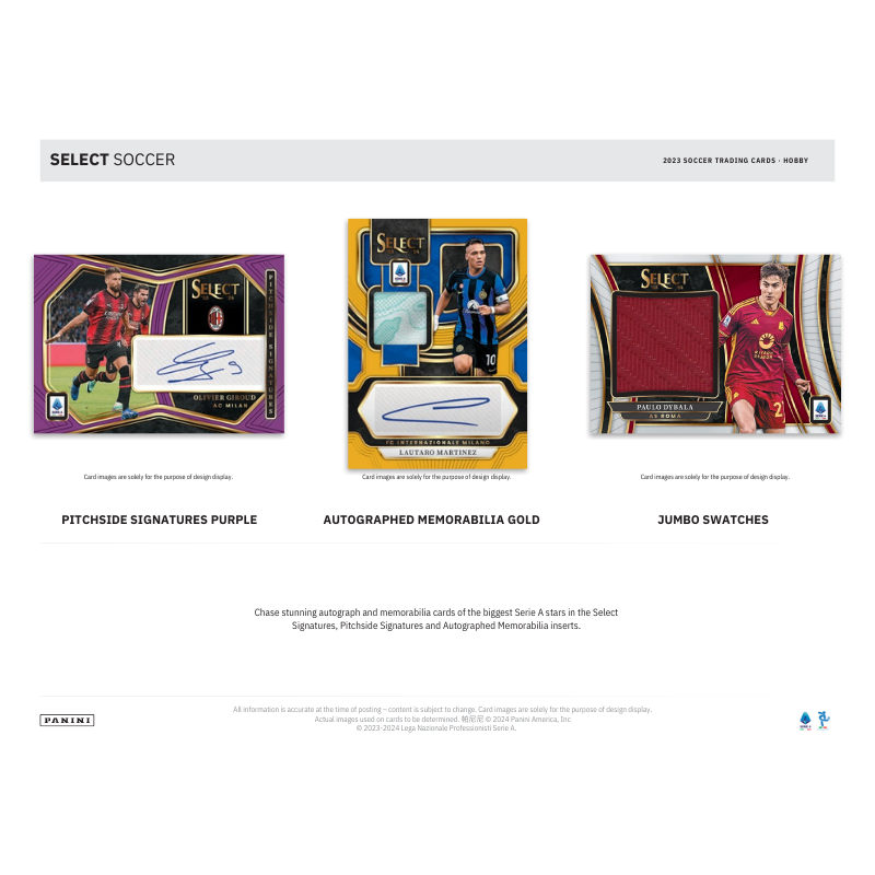 2023/24 Panini Select Serie A Soccer Hobby Box