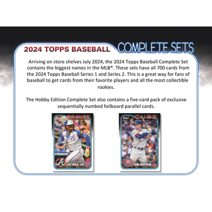 2024 Topps Complete Baseball Factory Hobby Set