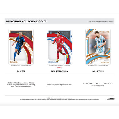 2022 Panini Immaculate Soccer Hobby 6 Box Case