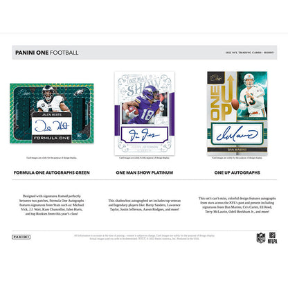 2022 Panini One Football Hobby 20 Box Case