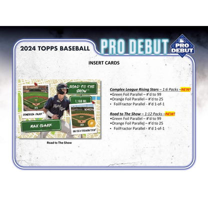 2024 Topps Pro Debut Baseball Hobby 12 Box Case