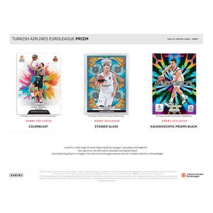 2023/24 Panini Prizm Euroleague Basketball Hobby Box