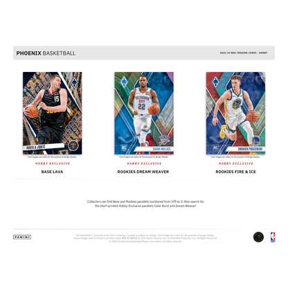 2023/24 Panini Phoenix Basketball Hobby 16 Box Case