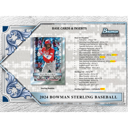 2024 Bowman Sterling Baseball Hobby Box