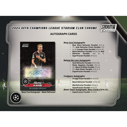 2023/24 Topps Stadium Club Chrome UEFA Soccer Hobby Box