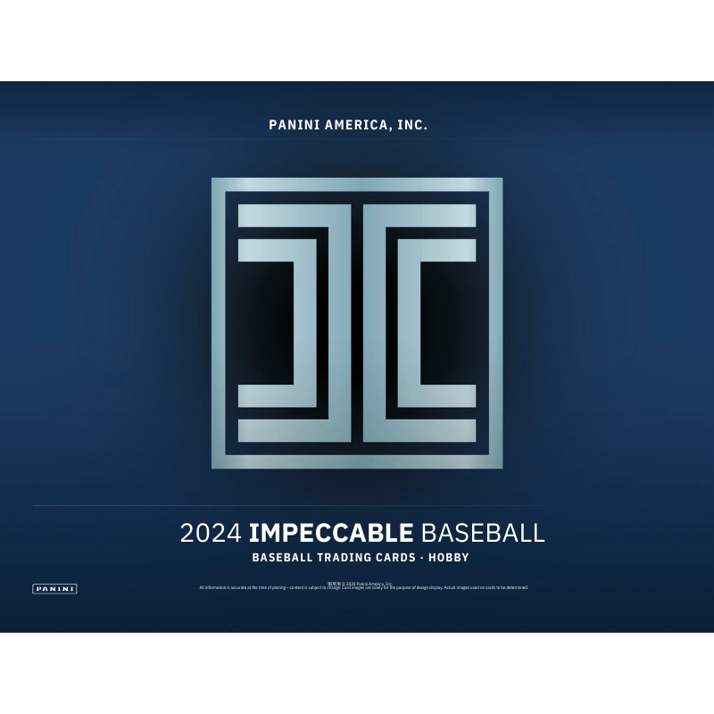 2024 Panini Impeccable Baseball Hobby 3 Box Case