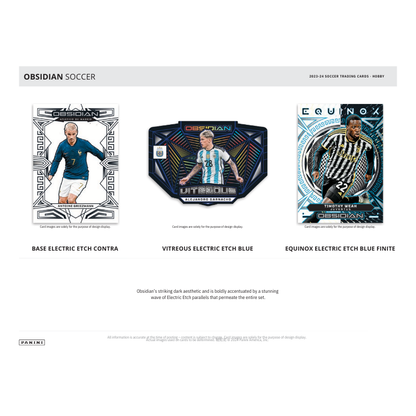 2023/24 Panini Obsidian Soccer Hobby 12 Box Case