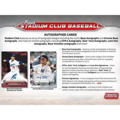 2024 Topps Stadium Club Baseball Hobby Compact Box