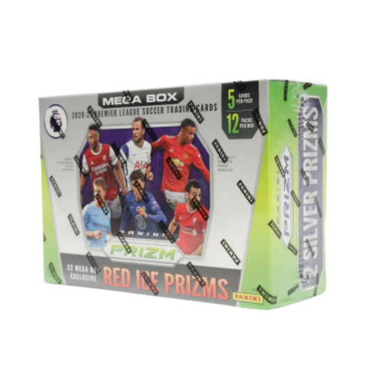 2020/21 Panini Prizm EPL Soccer Mega Box (Red Ice)