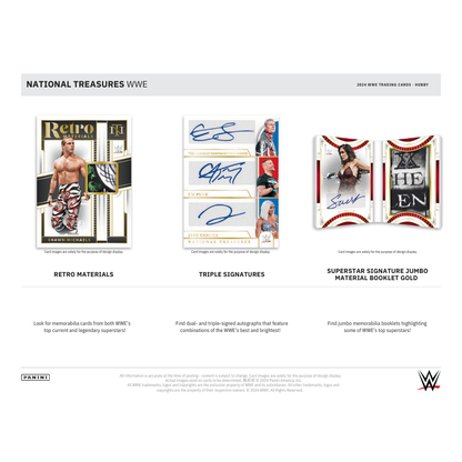 2024 Panini National Treasures WWE Hobby Box