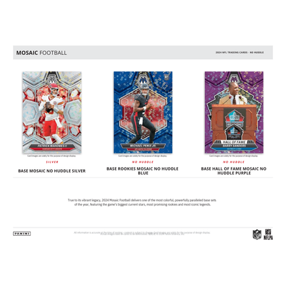 2024 Panini Mosaic Football No Huddle 20 Box Case