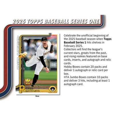 2025 Topps Series 1 Baseball Jumbo Box