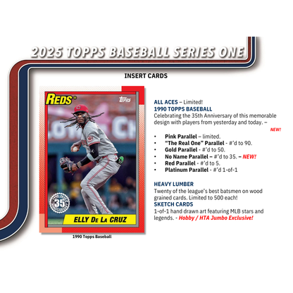 2025 Topps Series 1 Baseball Hobby 12 Box Case