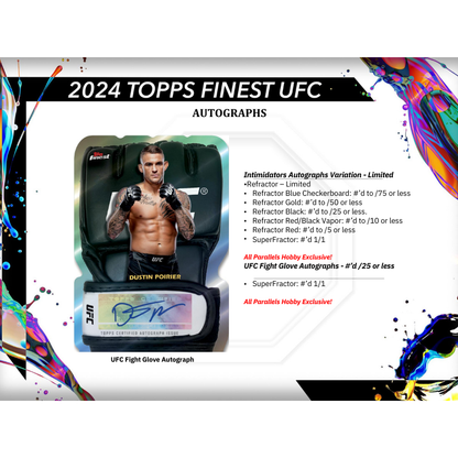 2024 Topps UFC Finest Hobby Box