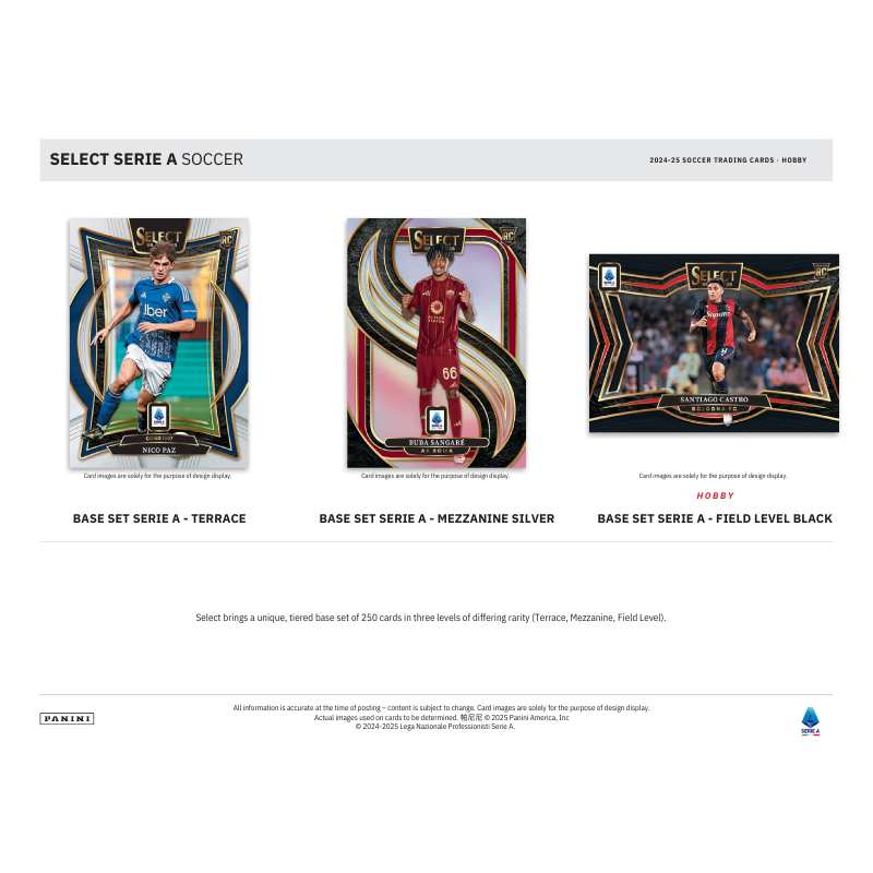 2024/25 Panini Select Serie A Soccer Hobby Box