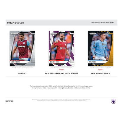 2024/25 Panini Prizm EPL Soccer Hobby 12 Box Case