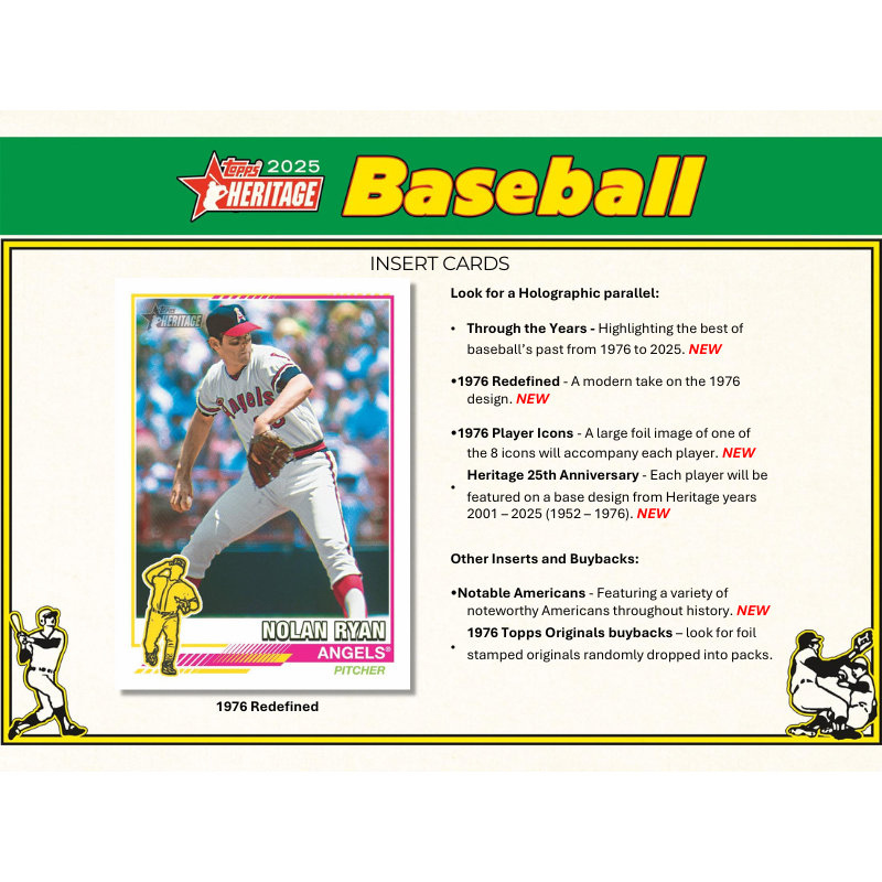 2025 Topps Heritage Baseball Hobby Box