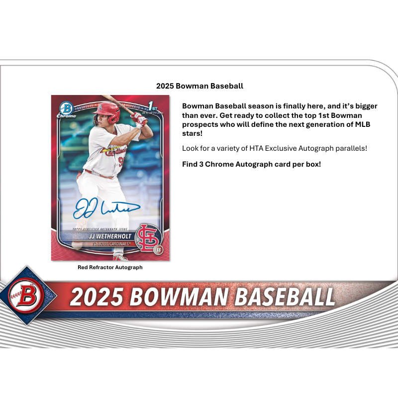 2025 Bowman Baseball Breaker's Delight Box