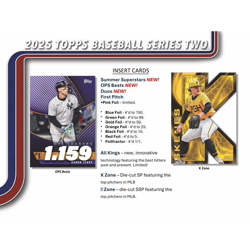 2025 Topps Series 2 Baseball Hobby 12 Box Case