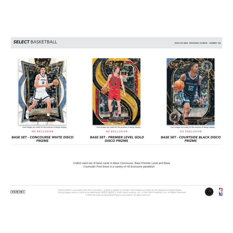 2024/25 Panini Select Basketball H2 Hybrid Box