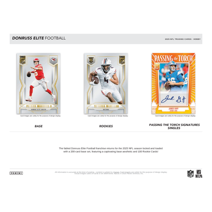 2025 Panini Donruss Elite Football Hobby 12 Box Case