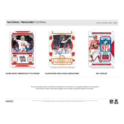 2024 Panini National Treasures Football Hobby Box