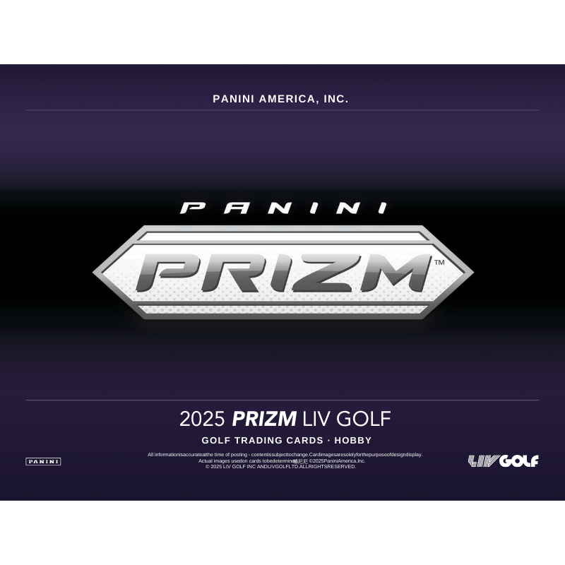 2025 Panini Prizm LIV Golf Hobby Box