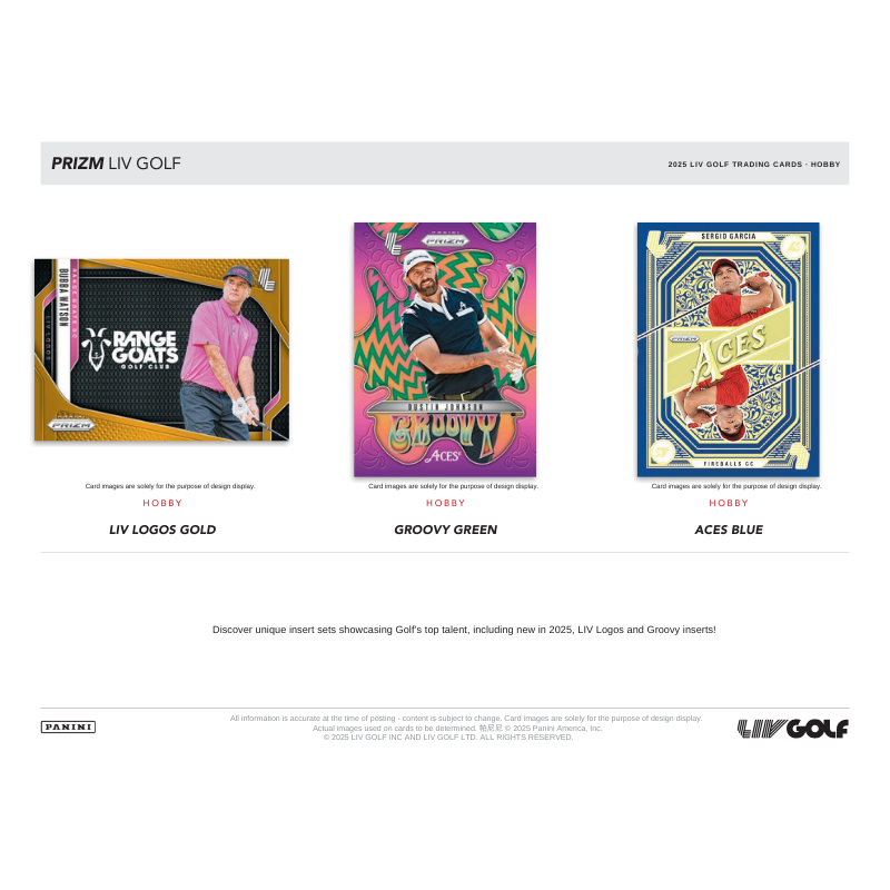 2025 Panini Prizm LIV Golf Hobby Box