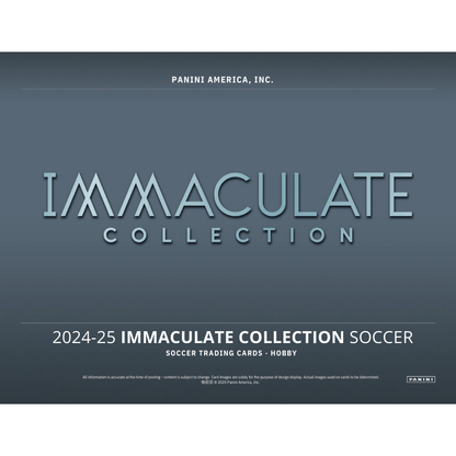 2024/25 Panini Immaculate Soccer Hobby Box