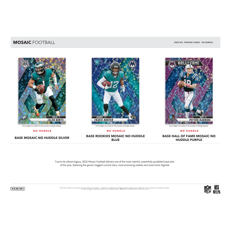 2025 Panini Mosaic Football No Huddle Box