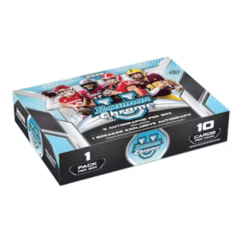 2025 Bowman University Chrome Football Breaker's Delight Box
