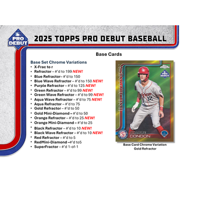 2025 Topps Pro Debut Baseball Jumbo Hobby 8 Box Case