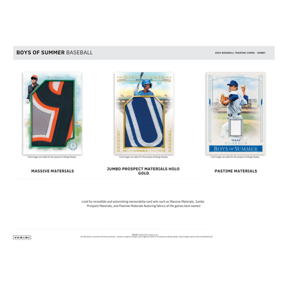 2024 Panini Boys of Summer Baseball Hobby 8 Box Case