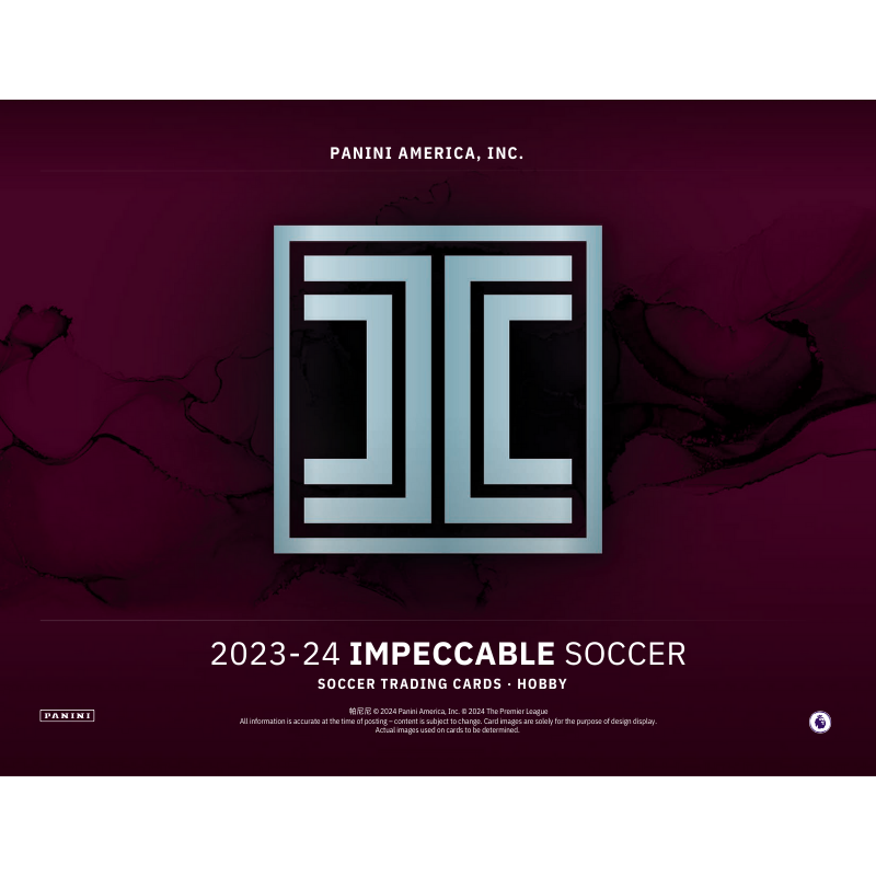 2023/24 Panini Impeccable Soccer Hobby 3 Box Case