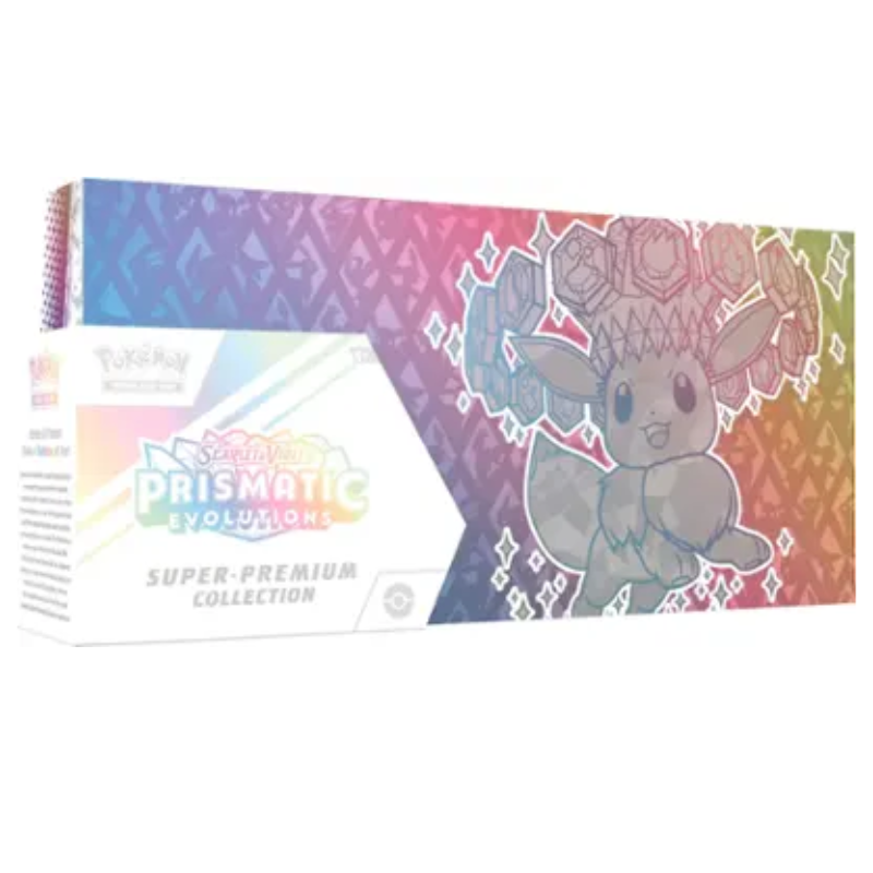 Pokemon Scarlet and Violet 8.5: Prismatic Evolutions Super-Premium Collection Box