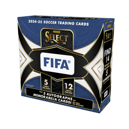 2024/25 Panini Select FIFA Soccer Hobby 12 Box Case