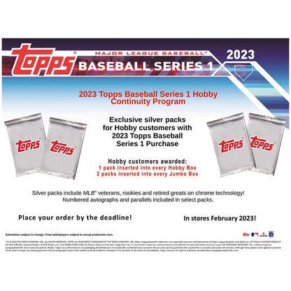2023 Topps Series 1 Baseball Jumbo Box