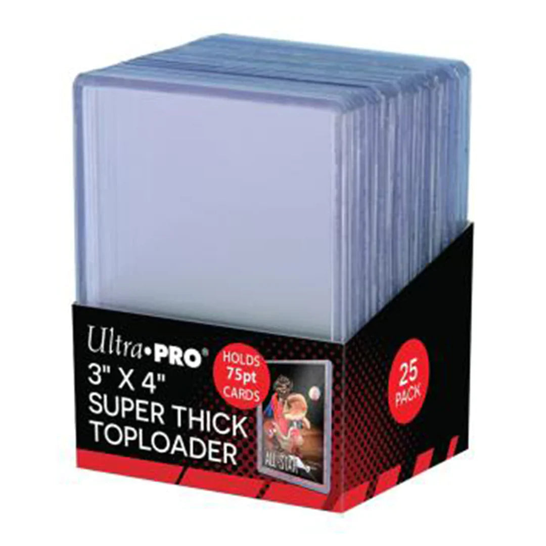 Ultra Pro 3x4 Thick 75pt Toploaders (25ct)